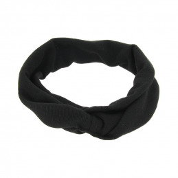 Bandeau noir avec nœud Coiffeo
