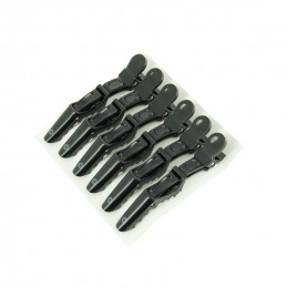 Pinces à cheveux polux noires en lot de 6