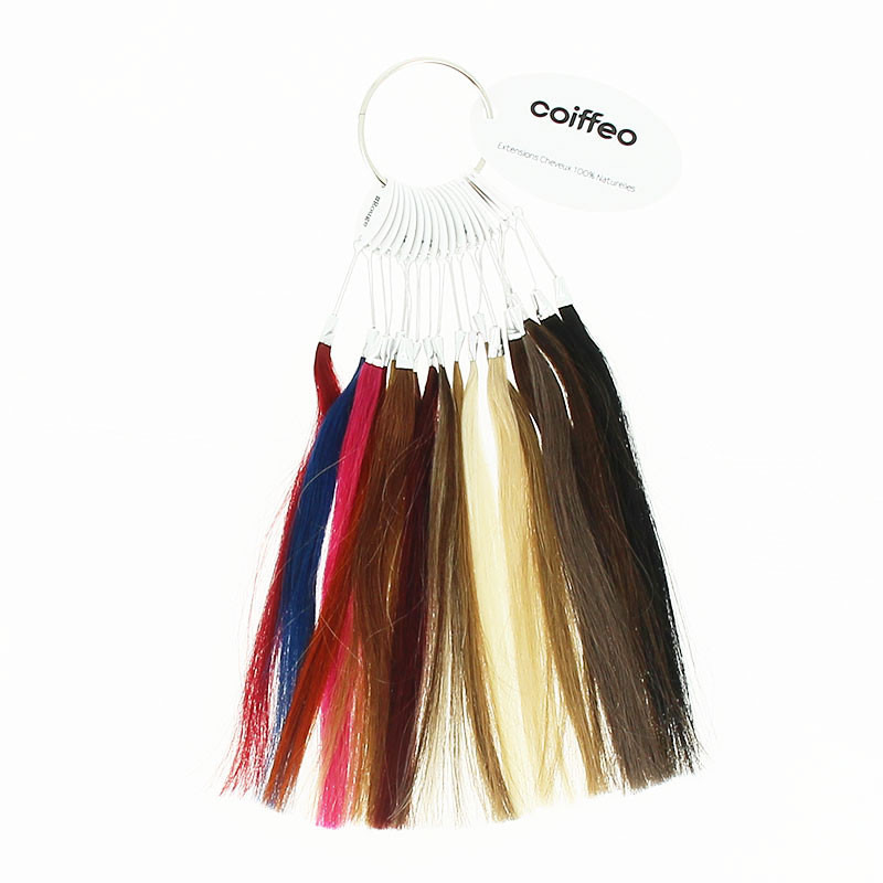 Nuancier coiffure extensions Coiffeo