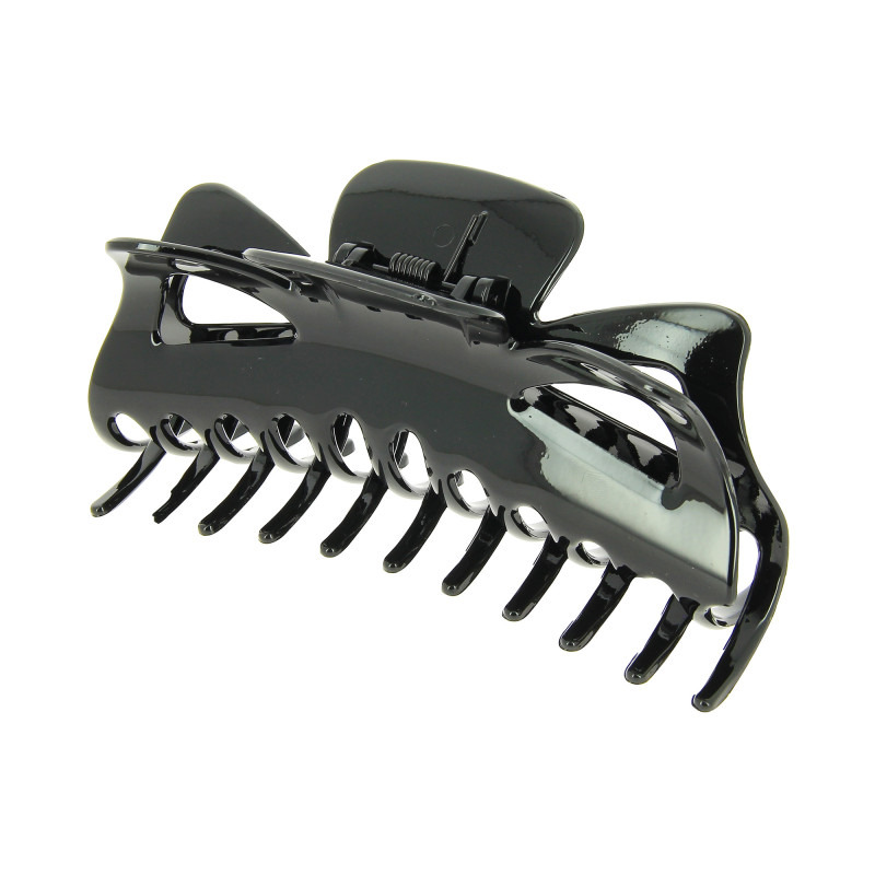 Pince noire maxi Coiffeo pour cheveux très longs