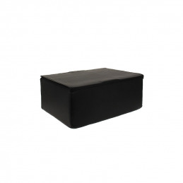 Rehausseur de coiffure en simili cuir noir