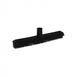 Balai de coiffeur raclette en caoutchouc noir Coiffeo
