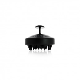 Brosse massante noire pour cuir chevelu Coiffeo