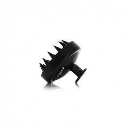 Brosse professionnelle noire pour cuir chevelu