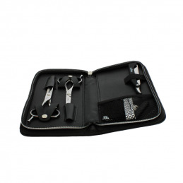 Set de ciseaux coiffure gaucher et rasoir 5.5 Coiffeo