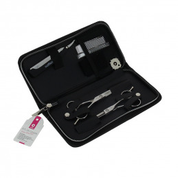 Set de ciseaux de coiffure et rasoir 5.5 Coiffeo