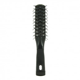 Brosse tunnel double face Noir Coiffeo