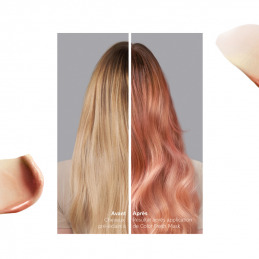 Masque colorant pêche pour cheveux pré-éclaircis Masque colorant pêche pour cheveux pré-éclaircis