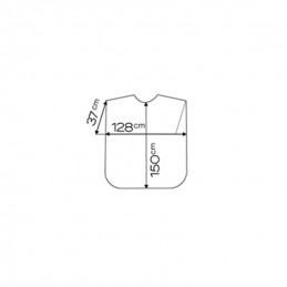 Lot de capes noires en polyester pour salon Lot de capes noires en polyester pour salon