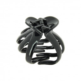 Pince à cheveux noire taille moyenne Coiffeo