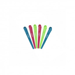 Pinces de séparation 12 cm x6 fluo Coiffeo