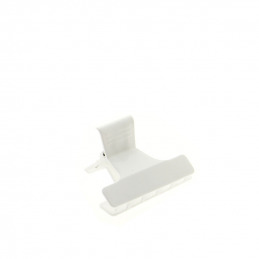 Petites pinces crocodile blanches 6 cm Coiffeo