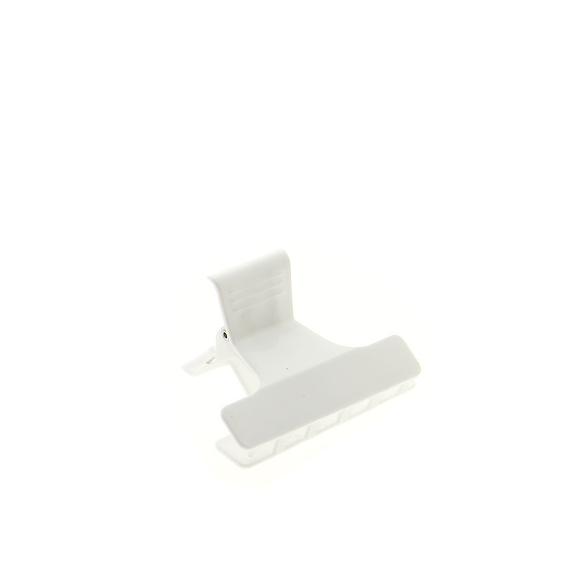 Petites pinces crocodile blanches 6 cm Coiffeo