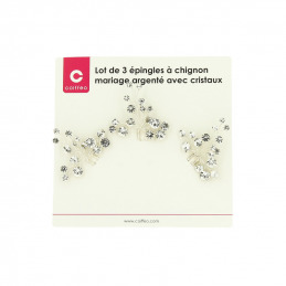Épingles à chignon avec cristaux Coiffeo