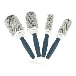 Set de 4 brosses rondes brushing céramiques 25, 34, 44 et 54 mm - Coiffeo