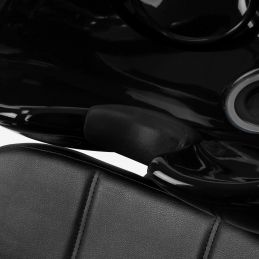 Bac à shampoing professionnel VELORA noir – Cuve inclinable