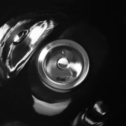 NÉVORA poste de lavage avec robinetterie noire mate