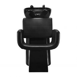 Bac à shampoing professionnel ÉLYORA noir