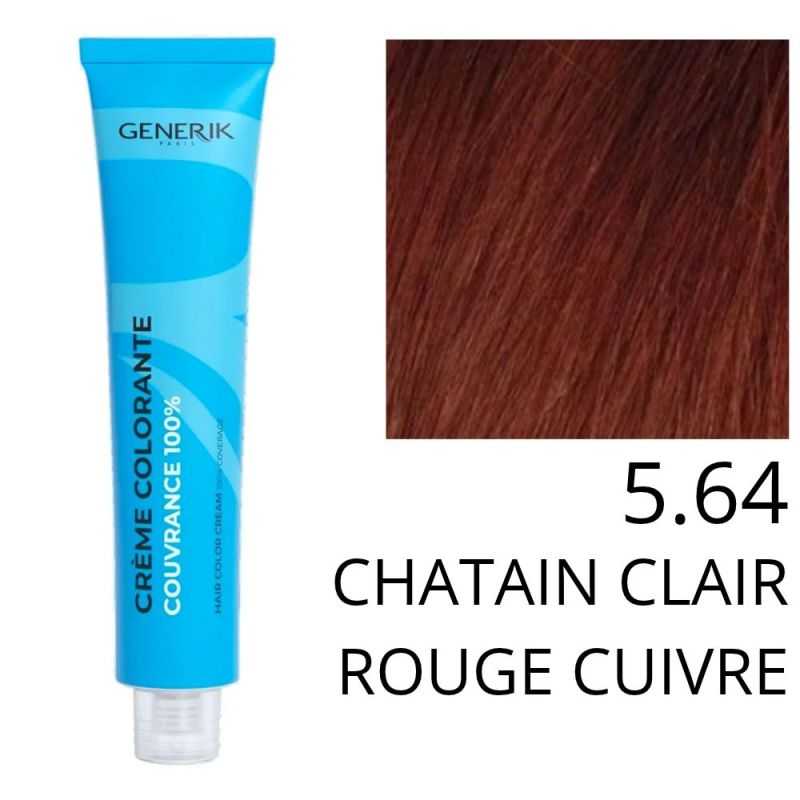 Coloration Generik 5,64 Chatain clair rouge cuivré